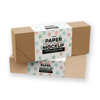 Boîtes cadeaux carrées en carton personnalisées, design brillant, emballage écologique réutilisable