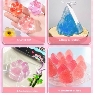 Plastic <b>DIY</b> <b>Kit</b> Home-made Cat Paw Stress Relief Squishy Toy Unisex 14+ Box Packed - Product Image 3