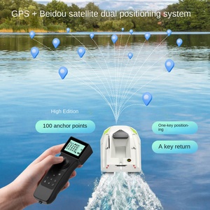 Công suất cao 12-<span class=keywords><strong>Volt</strong></span> GPS điều khiển từ xa kép Pin Bait thuyền <span class=keywords><strong>3</strong></span> tốc độ có thể điều chỉnh với Nest-Kéo Net cho qua biên giới đánh cá - Product Image 3