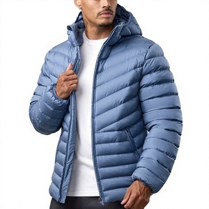 Custom High Quality Logo Men Padded Winter Waterproof Coats <b>Jacket</b> Puffer Puffer <b>Jacket</b> Men <b>Duck</b> <b>Down</b> <b>Jacket</b> - Product Image 1