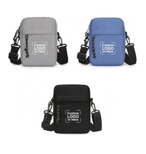 Customizable Logo <b>Messenger</b> Fashion Small Cross Body Unisex Shoulder Tool <b>Bag</b> Promotion Gift Custom <b>Men</b> Designer <b>Bags</b> - Product Image 1