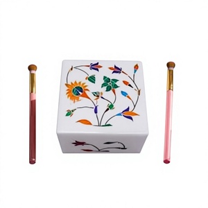 New Natural Product Amazing Design Gemstone Inlay Durable Wedding Artisan Handmade Jewelry Storage Gift <b>Box</b> - Product Image 1