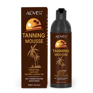 100ml brillo <span class=keywords><strong>bronceador</strong></span> natural sin espuma bronceadora hidratante hidratante loción corporal en spray profundo - Product Image 1