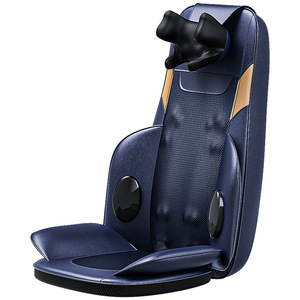 Massage Cushion With Vibration Heat Therapy And Kneading For Back Neck Waist Hip Relief PU Leather USB Rechargeable - Product Image 1
