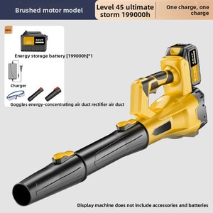 Soplador de Hojas y Polvo Eléctrico de Alta Potencia, Sin Escobillas, de Grado Industrial, con Batería de Litio de 2.5AH, Inalámbrico, 1 Año de Garantía - Product Image 3