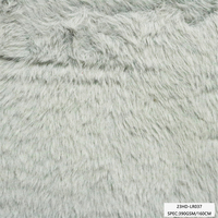 OEKO-TEX Umweltfreundlicher Bedruckter Polyester-Stoff Langfloriges Kunstkaninchenfell für Mädchen für Taschen