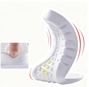 Semelles orthopédiques MediFootCare HY HY332 en PU avec soutien <span class=keywords><strong>de</strong></span> la voûte plantaire, absorption des chocs, <span class=keywords><strong>semelle</strong></span> intérieure <span class=keywords><strong>de</strong></span> chaussure, coussin <span class=keywords><strong>de</strong></span> talon en <span class=keywords><strong>forme</strong></span> <span class=keywords><strong>de</strong></span> U, fasciite, sport - Product Image 3