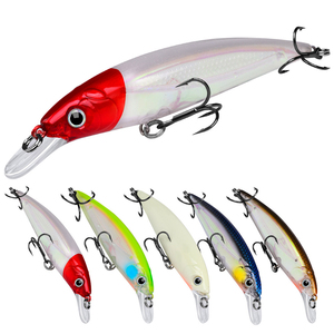Leurre de pêche dur flottant ultraléger de 9 cm et 11 cm, leurre artificiel en plastique dur pour la pêche au vairon - Product Image 1