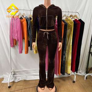 Спортивный костюм из двух предметов с капюшоном на молнии - Product Image 3