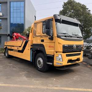 <span class=keywords><strong>Camion</strong></span> de remorquage intégré Howo 16 tonnes 400 CV avec grue et deux treuils, dépanneuse robuste pour services de dépannage routier et de remorquage - Product Image 3