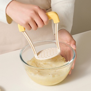 Colorful Portable Plastic Garlic & Potato Press Crusher Eco-Friendly Kitchen Accessory Tool <b>for</b> Fruit & <b>Vegetable</b> - Product Image 6