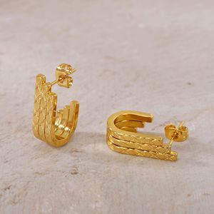 Pendientes <span class=keywords><strong>con</strong></span> Textura de Múltiples Tiras, Diferentes Tipos, Venta al por Mayor, Pendientes de Superficie Irregular; Accesorios de Moda Únicos, Joyería - Product Image 4
