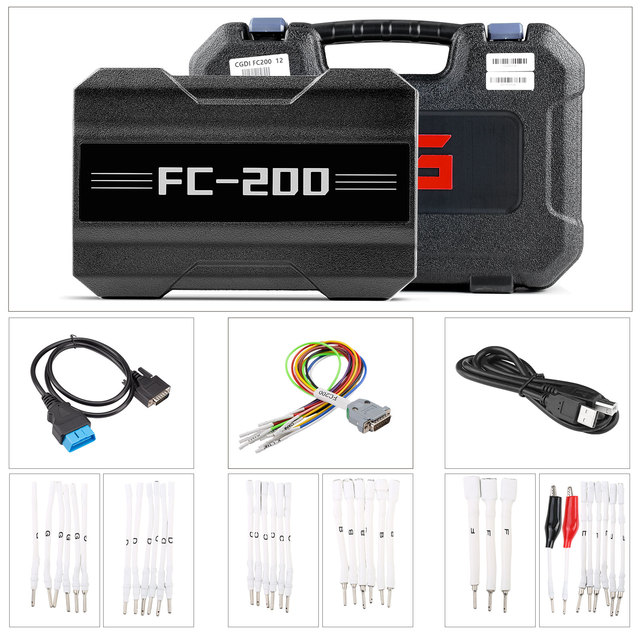 EU/US Free Ship CG FC200 Full Version ECU TCU BDM Programmer Auto Programmer Tool with Adapters Set and MPC5XX ECU Programmer
