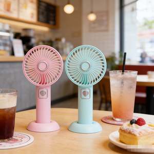 Vente Flash : Mini Ventilateur Portable Personnalisé avec Socle, 3 Vitesses, Vente en Gros Directe Usine - Product Image 5