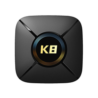 Boîtier TV Android HK1 K8 MINI RK3518 2G 16G, décodeur numérique, double Wi-Fi 2.4G+5G, 4K, télécommande vocale BT, lecteur multimédia intelligent STB