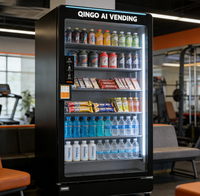Qingo Options de paiement multiples Paiement sans contact Écran tactile automatique Distributeur automatique SDK UVend Stérilisation par lumière ADA