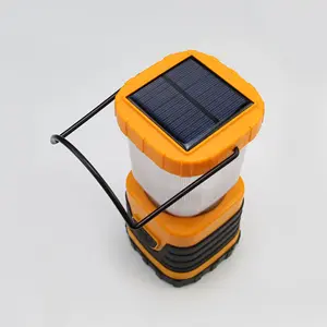 Multi-function Portable USB Solar Camping Lamp Lighting Outdoor Lantern Lamp LED Emergency Light Rechargeable With Power Bank
