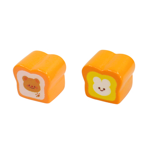 Kawaii Gấu Thỏ bánh mì nướng bánh mì nhựa flatback Cabochon cho Diy scrapbooking điện thoại trường hợp tóc phụ kiện nhà búp bê thu nhỏ - Product Image 6