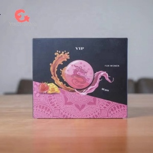 Gummies vitaminées aux extraits de plantes écologiques, marque VIP Dragon, saveur fraise, en boîte carton rigide de luxe, vente en gros, OEM – Meilleures ventes - Product Image 2