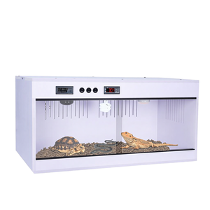 Terrarium rectangulaire moderne en PVC empilable de qualité supérieure pour reptiles, avec contrôle intelligent de la température et interrupteur lumineux intégré, capacité 100 kg - Product Image 1