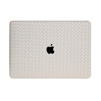 Housse en cuir PU pour ordinateur portable à motif tissé pour Apple MacBook Pro Retina 15 pouces 2015 A1398