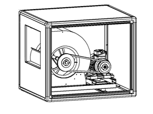 Maquinaria para Eliminación de Gases MECTPR, Ventilador Centrífugo Encajonado de Accionamiento Directo con Transmisión de una Sola Velocidad y Aspas Reversas - Product Image 2