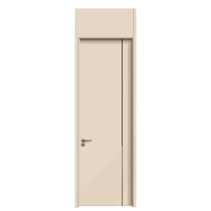 Puerta Moderna de MDF con Aislamiento Acústico, Superficie Acabada, Apertura Manual - Product Image 2