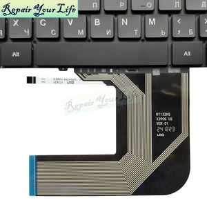 RU ruso nuevo teclado negro para ordenador portátil <span class=keywords><strong>BMAX</strong></span> MaxBook <span class=keywords><strong>Y13</strong></span> MB30010010 RT132HS X390G teclados de repuesto con retroiluminación - Product Image 5