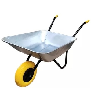 Carretilla de servicio pesado 90L litros Acero al aire libre jardín carretilla Francia modelo carretilla precio barato mejor precio - Product Image 2