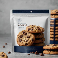 Sachets Mylar personnalisés 5x7 avec logo imprimé, qualité alimentaire, à fond plat, anti-odeur, découpés, thermoscellables, pour biscuits, bonbons et autres produits.