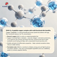 Sérum visage FKY Copper Tripeptide GHK-Cu Snap-8, stimule la synthèse du collagène, réduit les ridules, répare la barrière cutanée, hydrate, 30 ml