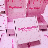 Emballage en gros, carton ondulé, boîte postale, conception personnalisée, boîte d'expédition en papier imprimé avec logo, emballage