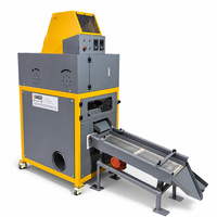 Granulateur de câbles en cuivre 50-80 kg/h avec table vibrante pour le recyclage des fils de déchets industriels et réseau domestique de 0-30 mm
