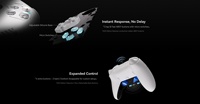Contrôleur de jeu sans fil ATK AXE Tri-Mode Retro Style 2.4GHz Joysticks à effet Hall sans fil pour Mobile Switch Lite