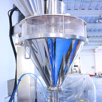Machine d'emballage entièrement automatique CE pour le conditionnement de poudres et d'épices en sachets préformés de 500 g avec codage de date