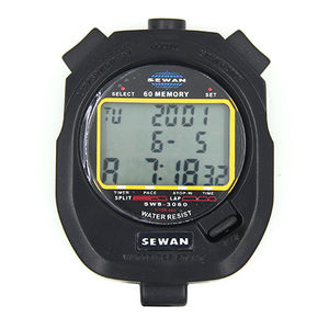 Stopawtch sportif d'arbitre d'athlétisme pour trois rangées de <span class=keywords><strong>chronomètre</strong></span> de natation numérique de 60 1/100 <span class=keywords><strong>secondes</strong></span> - Product Image 1