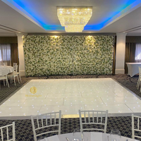 Nouveau plancher acrylique de haute qualité LED étoilé scintillant blanc étoilé piste de danse pour fête mariage décoration événement bar vente