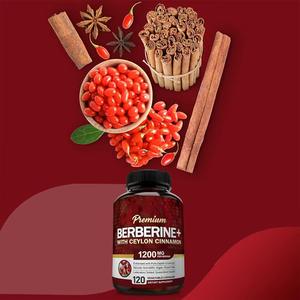 Suplemento Herbal de Alta Qualidade OEM Suplemento de Berberina Cápsulas de Berberina e Canela do Ceilão para Suporte ao Sistema Imunológico - Product Image 3