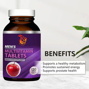 Tabletas multivitamínicas de alta calidad para hombres con vitamina A y vitamina C que apoyan un metabolismo saludable y promueven una energía sostenida. - Product Image 6