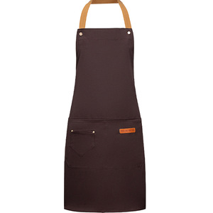 Venta al por mayor en Stock logotipo personalizado impreso mujer lienzo impermeable delantal comercial Catering <span class=keywords><strong>camarera</strong></span> ropa de trabajo restaurantes bares - Product Image 5