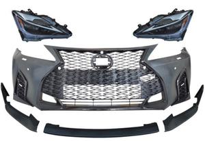 Kit de Carrocería 4x4 F-Sport para IS250 IS300 2006-2012, Actualización a Parachoques, Parrilla, Faros Delanteros y Traseros 2021-2023 - Product Image 3