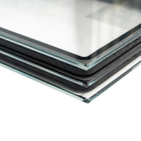 Verre trempé double couche fabricant igu double vitrage verre émaillé double douleur verre isolant