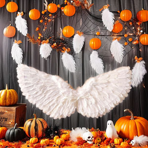 ชุดเดรสแฟนซีสำหรับงานปาร์ตี้แฟนซีปีกนางฟ้าขนห่านปีกห่านเพื่อลุคมหัศจรรย์! - Product Image 1