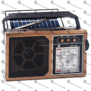 Radio Portátil Inalámbrica KTF-1651 AM FM SW de 8 Bandas con Energía Solar, Altavoz Bluetooth para Exteriores con Linterna, <span class=keywords><strong>Reproductor</strong></span> de Música Multifunción con <span class=keywords><strong>MP3</strong></span>, TF y USB - Product Image 2