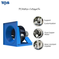 Ventilateur d'extraction radial personnalisable de petite taille 380 V avec roue en acier, souffleur centrifuge AC pour le refroidissement de l'air et les industries chimiques