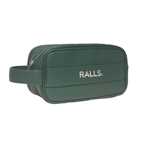 Portable poignée latérale hommes voyage trousse de toilette pochette de lavage en cuir PU sac de maquillage estampage à chaud Logo personnalisé étanche sac cosmétique - Product Image 1