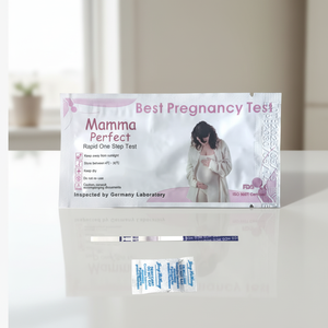 Bandelette de <span class=keywords><strong>test</strong></span> de grossesse urinaire haute précision en une étape de 2,5 mm pour une détection précoce en 1 à 3 minutes - Product Image 1