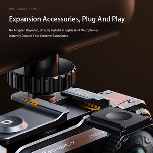 <span class=keywords><strong>Cage</strong></span> de caméra magnétique détachable Boneruy DJ-6 pour DJI Action 6, support léger en aluminium pour les voyages et les prises de vue en extérieur - Product Image 3