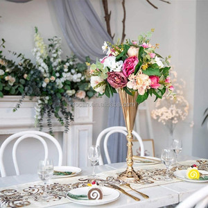 Events Feather <strong>Vase</strong> <strong>Flower</strong> Centerpieces Events Wedding Party Table Decor Set Decorative <strong>Vase</strong> - Product Image 2