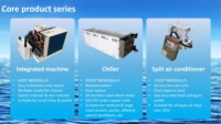 Chlee Marine-Kühlsysteme 5000BTU 6000BTU 7000BTU Marine-Klimaanlagen 110V 220V AC für Kleine Bootskabinen